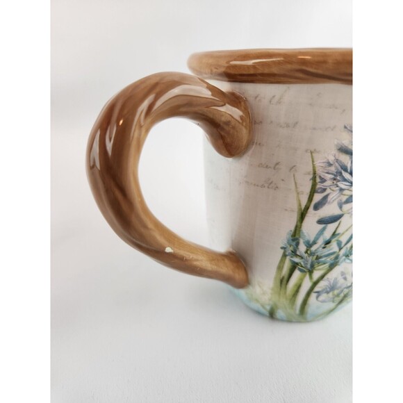 Allium w/Bees Ceramic Coffee Tea Hot Chocolate Mug Botanical Flowers Garden Gift - Picture 11 of 11